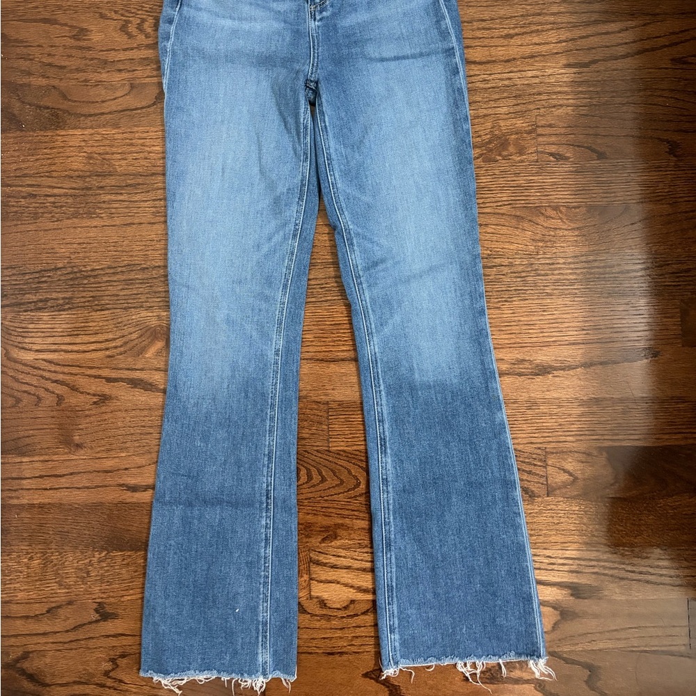 Paige Raw Hem Straight Leg Jeans | TRR Certified Pre-Owned